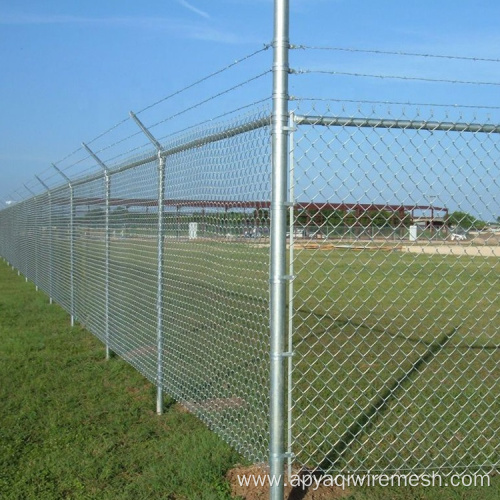 Playground Garden Diamond Wire Mesh Chain Link Fence